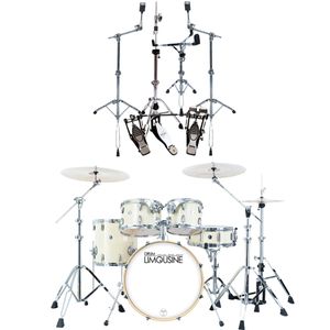Drum Limousine Skyline 20 Trommesett Creme + Hardwarepakke