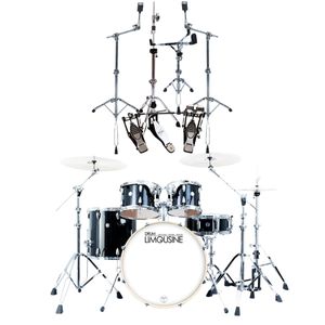 Drum Limousine Skyline 22 Trommesett Black + Hardwarepakke