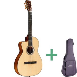 Martin 000C12-16E Nylon, Left-handed spansk gitarr, vänsterhänt