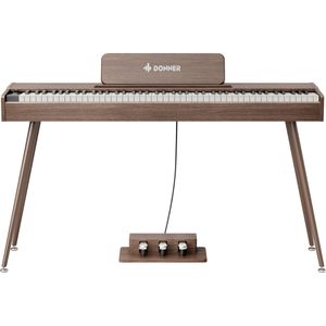 Donner DHP-200 Pro el-piano valnöt