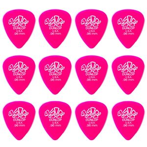 Dunlop Delrin 500 0,96 mm plektre (12 stk.)