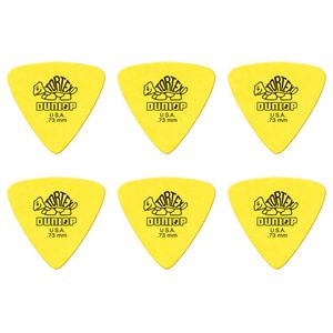 Dunlop Tortex Triangle 0,73 mm plektre (6 stk.)