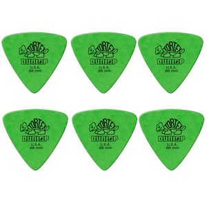 Dunlop Tortex Triangle 0,88 mm plektre (6 stk.)