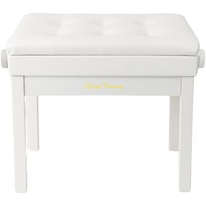 George Hennesey Harmony Bench pianokrakk hvit