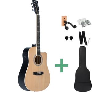 Sant Guitars AC-86EQ SNA stålstrengsgitar pakkeløsning