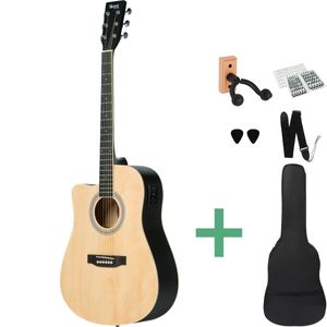 Sant Guitars AC-86EQL SNA venstrehendt pakkeløsning