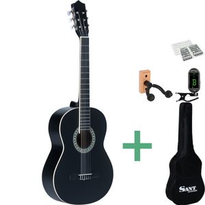 Sant Guitars CL-50 SBK klassisk gitar pakkeløsning
