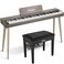 Donner DDP-60 el-piano + pianobänk grey