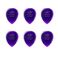 Dunlop Stubby Jazz 3,0 mm plektre (6 stk.)