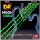 DR Strings NGB-45 Hi-Def neon green bass-strenger, 045-105