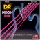 DR Strings NPB-45 Hi-Def Neon Pink bass-strenger, 045-105