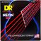 DR Strings NRA11 Neon Red stålstrengs-gitarstrenger, 011-050
