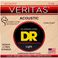 DR Strings VTA-12 Veritas stålstrenger til gitar, 012-054, 3-pakning