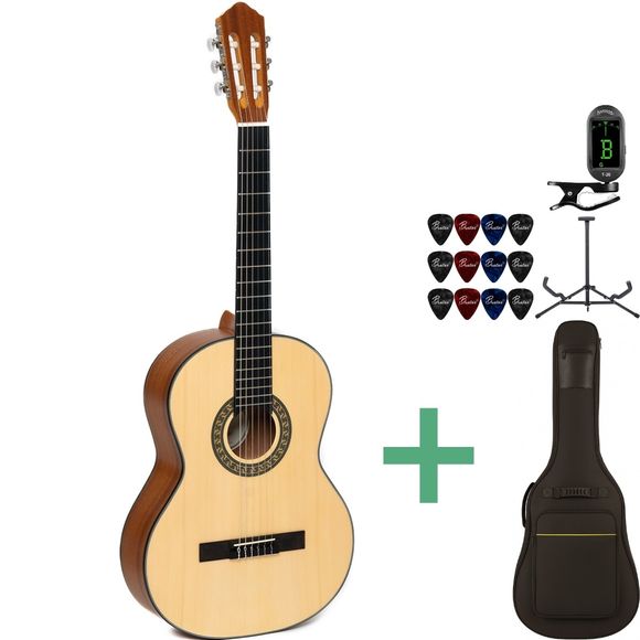Santana Classical 18 spansk gitarpakke, sateng