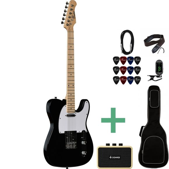 Beaton Old School BK el-gitar pakke 1