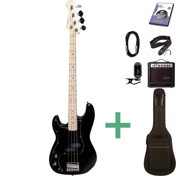 Beaton Prominent Lefthand BK vänsterhänt el-bas paket 1