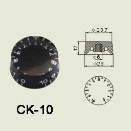 Wilkinson CK-10  el-gitar-kontrol-knott sort