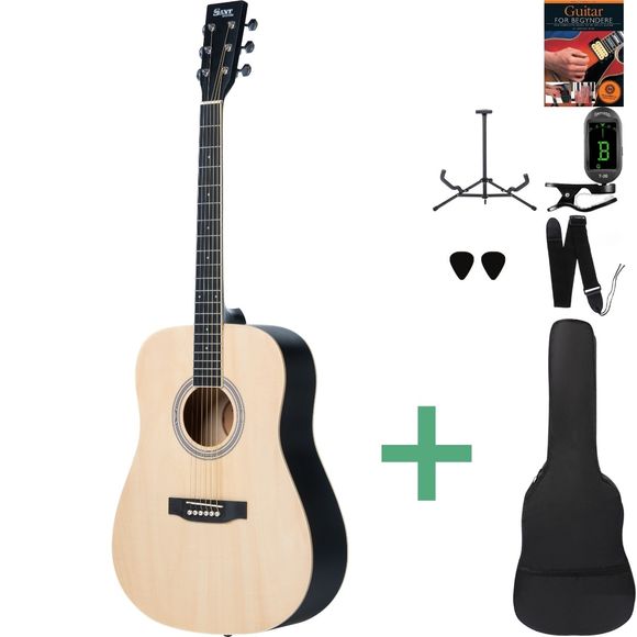 Sant Guitars AC-84L SNA venstrehånds pakkeløsning