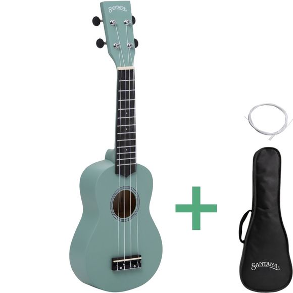 Santana U01 SGR ukulele grøn