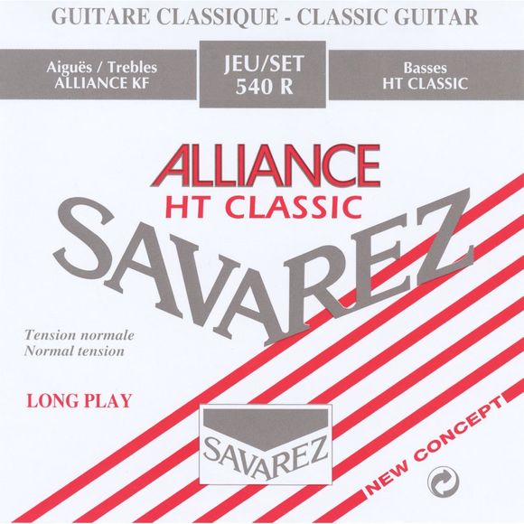 Savarez 540R Alliance Normal spanske gitarstrenger, rød