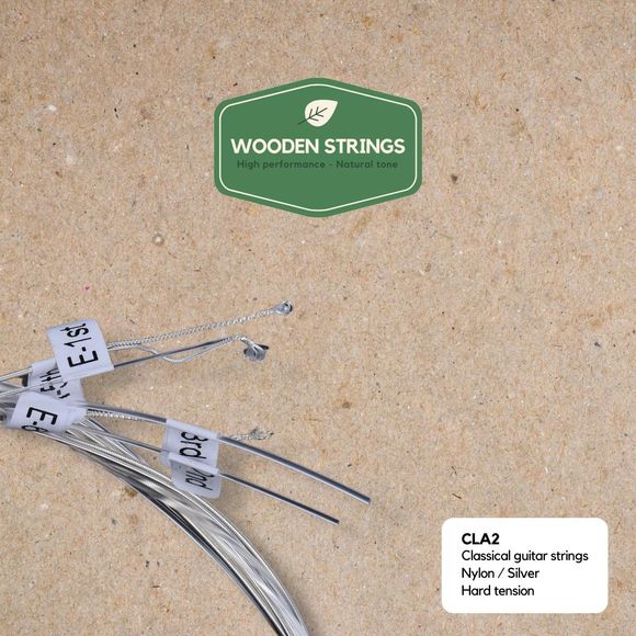Wooden strings CLA2 gitarstrenger nylon