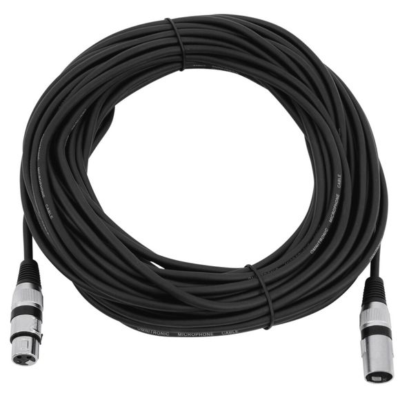 Omnitronic XLR-til-XLR-kabel 20 meter