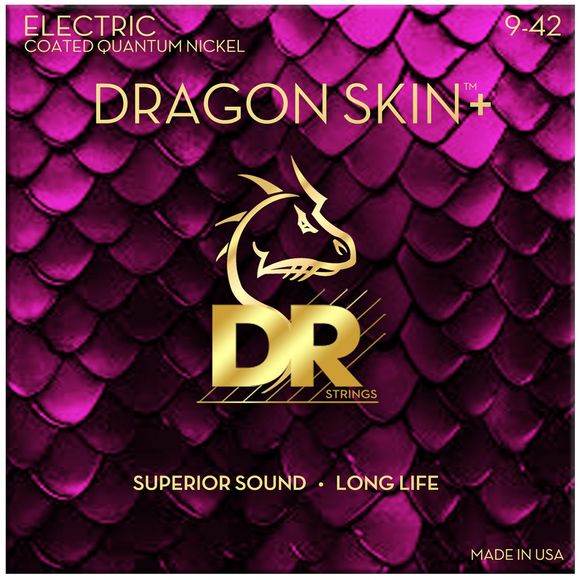 DR Strings DEQ-9 Dragon skin+ el-gitar-strenger, 009-042