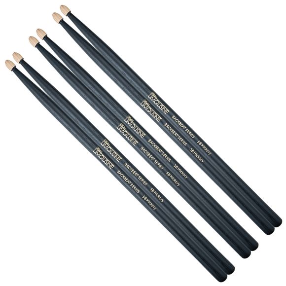 Drum Limousine Backbeat 5B Black trommestikker 3-pack