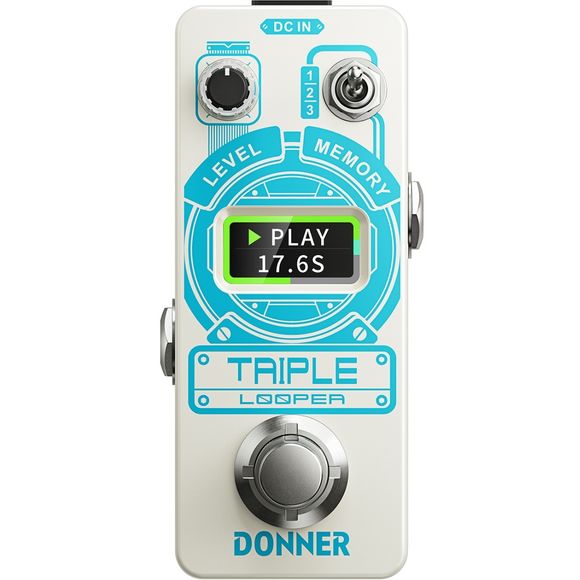 Donner Triple Looper gitar-pedal