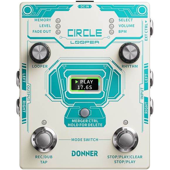 Donner Circle Looper gitarr-pedal