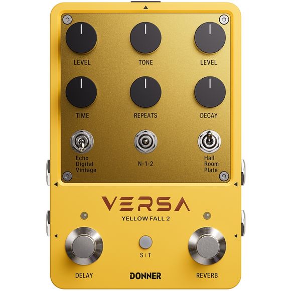 Donner Versa Yellow Fall 2 gitar-effekt-pedal
