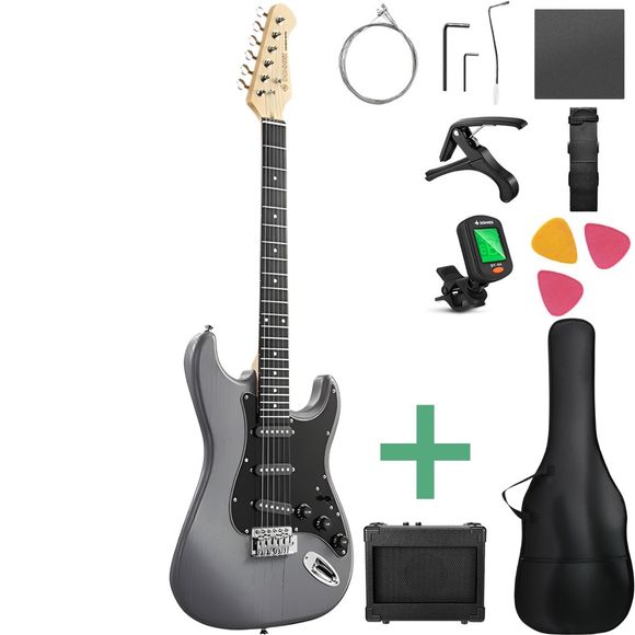 Donner DST-80 elgitarr paket matton black