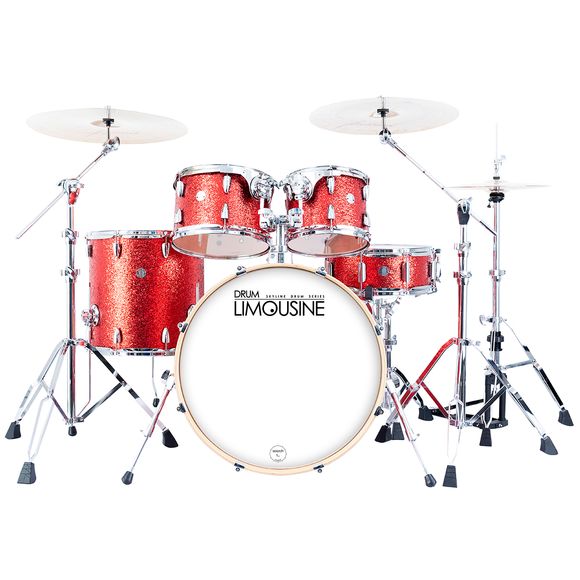 Drum Limousine Skyline 22 RS trommesett red sparkle