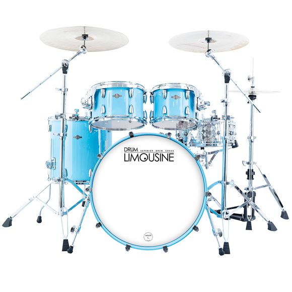 Drum Limousine Superior 22 LB trommesett lys blå