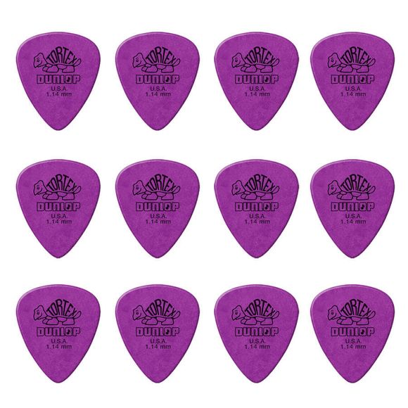 Dunlop Tortex Standard 1,14 mm plektre (12 stk.)