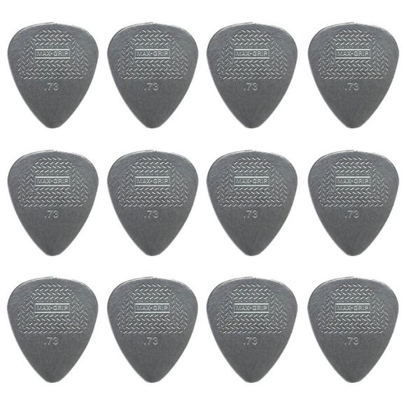 Dunlop Nylon Max Grip Standard 0,73 mm plektre (12 stk.)