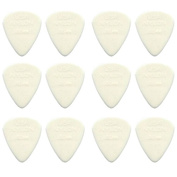 Dunlop Nylon Standard 0,46 mm plektre (12 stk.)