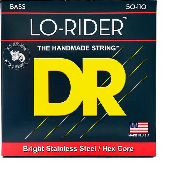 DR Strings EH-50 Lo-Rider bass-strenger, 050-110