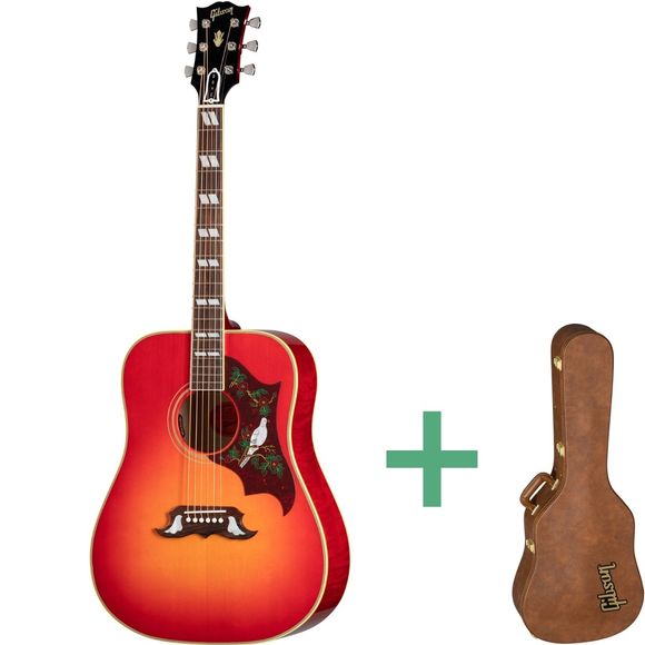 Gibson Dove Original stålstrengsgitar vintage cherry sunburst