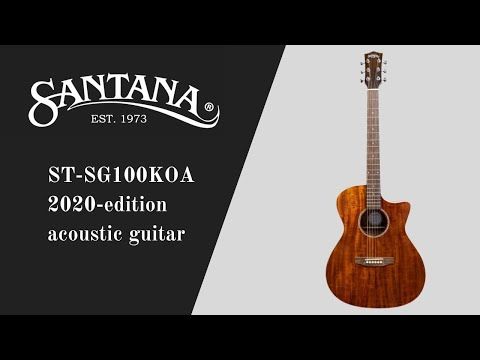 Santana ST-SG100KOA 2020-edition stålstrengsgitar