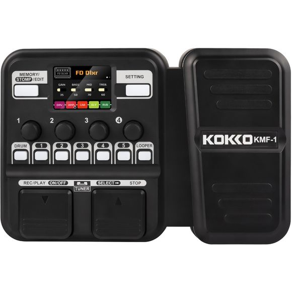 Kokko KMF-1 gitar multieffektpedalbrett
