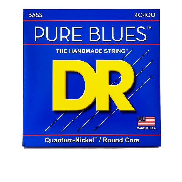 DR Strings PB-40 Pure blues bass-strenger, 040-100