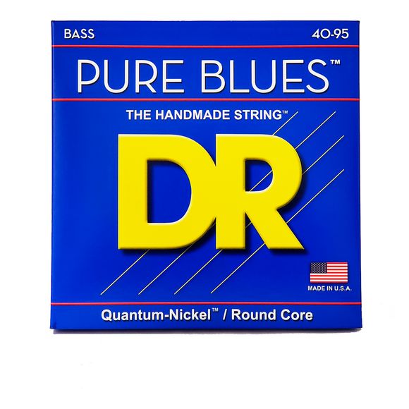 DR Strings PBVW-40 Pure blues bass-strenger, 040-095