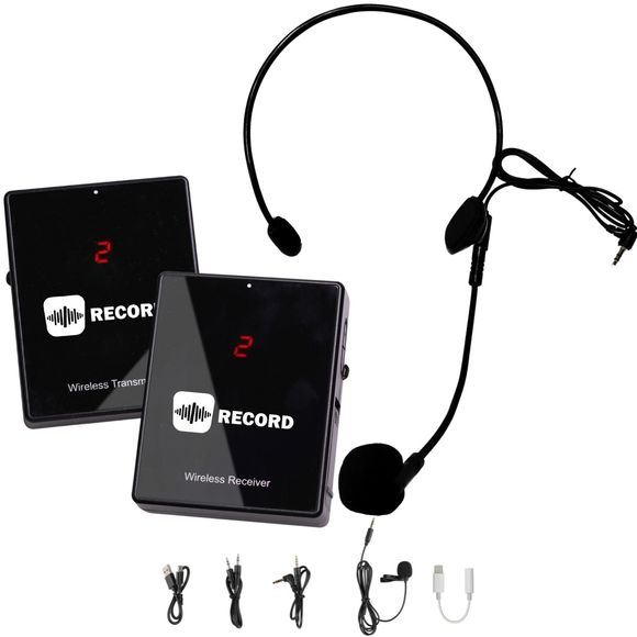 Record WM41HS trådløs headset-mikrofon-sæt