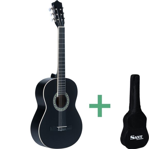 Sant Guitars CL-50 SBK spansk gitar sort