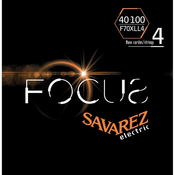 Savarez F70XLL4 Focus strenger til el-bass, 040-100