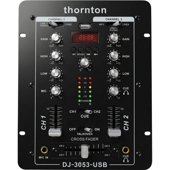Thornton DJ-3053-USB DJ-mikser