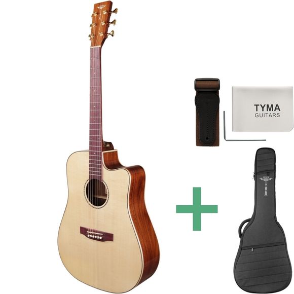 Tyma D-25CE western-guitar B-STOCK