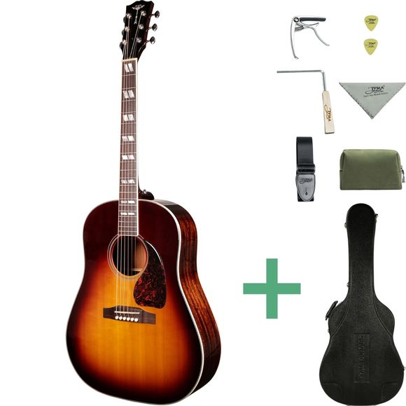 Tyma TJ-45E stålstrengsgitar