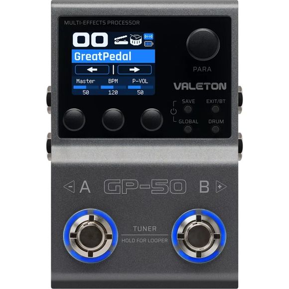 Valeton GP-50 multi-effekt for gitar